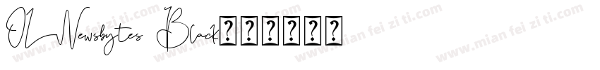 OLNewsbytes Black字体转换